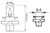 Автолампа PBX4 12V 1.2W BX8.4d Pure Light BOSCH 1 987 302 235 (фото 5)