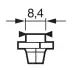 Автолампа PBX4 12V 1.2W BX8.4d Pure Light BOSCH 1 987 302 235 (фото 6)