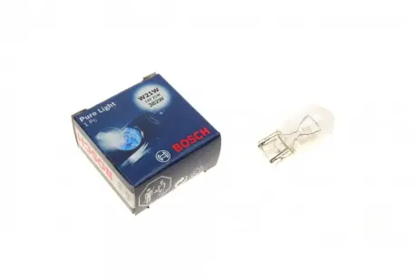 Лампочка Pure Light допоміжна W21W (12 В, 21 Вт, тип гнізда: W3X16D) BOSCH 1 987 302 251