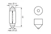 Автолампа 24V 5W SV8.5-8 (Знято з постачання) BOSCH 1 987 302 520 (фото 4)