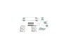 Установчий к-кт. гальм. колод. MAZDA 323 -98 BOSCH 1987475123 (фото 4)