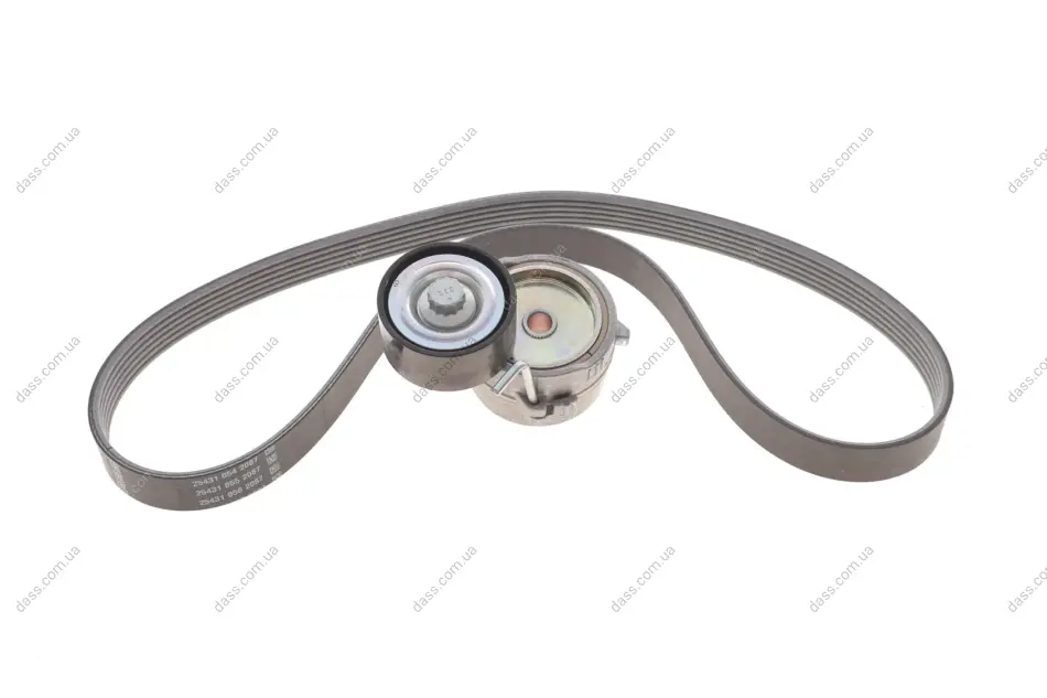 Комплект ременя генератора Citroen Berlingo/Peugeot Partner 1.2 THP 16- (6PK1045) Bosch 1 987 600 727 (фото 1)