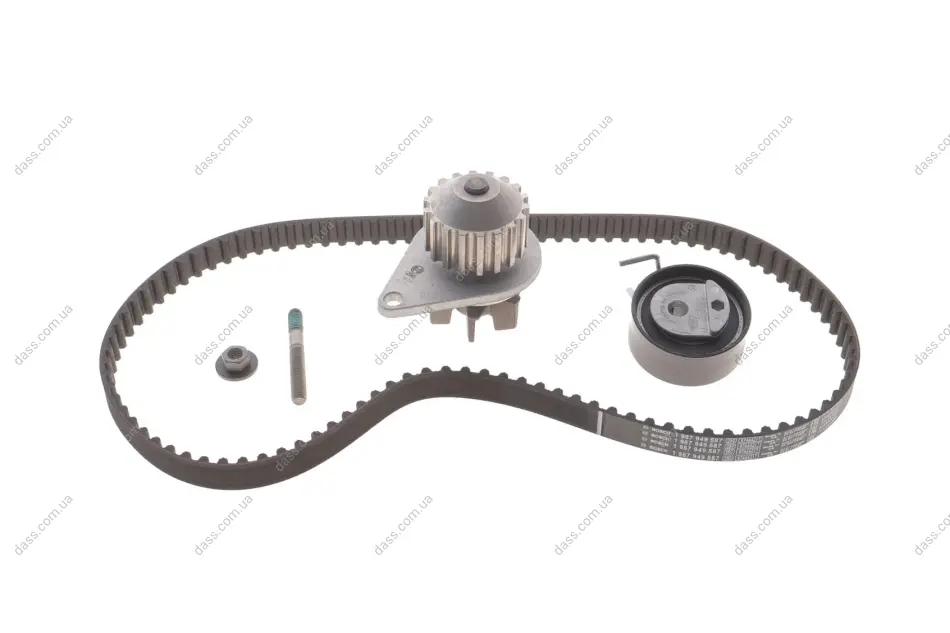 Комплект ГРМ + помпа Citroen Berlingo/Nemo/C2/C3/Peugeot 207/306/307/Partner 1.4i 96- (17x104z) Bosch 1 987 945 324 (фото 1)