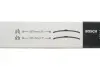 Щітки склоочисника (625/425mm) Fiat Сroma Aerotwin (безкаркасна) BOSCH 3 397 007 094 (фото 4)