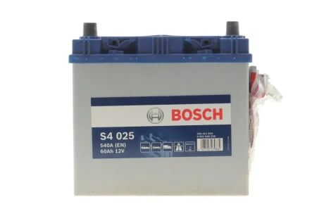 Акумуляторна батарея 60Ah/540A (232x173x225/+L/B00) S4 Азія/дата виробництва 2023 рік. Bosch DSC_0 092 S40 250