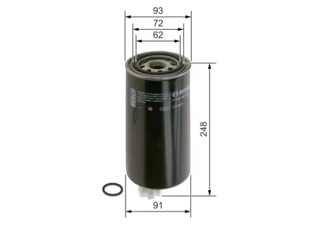 N2272 Фільтр паливний BOSCH F026402272