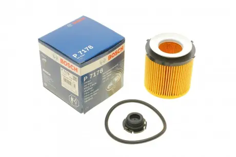 P7178 BMW фільтр мастила 5 (F10) 11-, 3 (F30, F80) 12-, 5 Touring (F11) 11- BOSCH F026407178