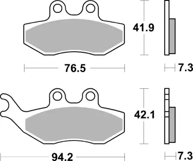 Гальмівні колодки BREMBO 07049