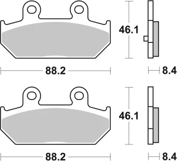 Гальмівні колодки BREMBO 07058
