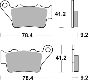 Гальмівні колодки BREMBO 07BB02SD