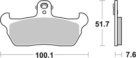 Гальмівні колодки BREMBO 07BB1606