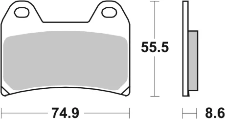Гальмівні колодки BREMBO 07BB19SA