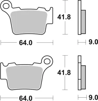 Гальмівні колодки BREMBO 07BB27TT