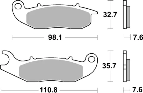 Гальмівні колодки BREMBO 07GR03CC