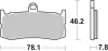 Гальмівні колодки BREMBO 07GR06SR (фото 1)