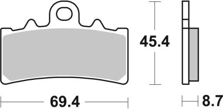Гальмівні колодки BREMBO Brembo 07GR18SR