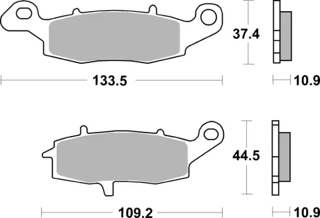 Гальмівні колодки BREMBO 07KA15SP