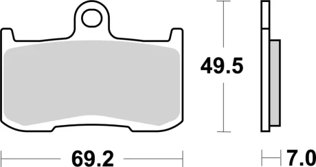 Гальмівні колодки BREMBO 07KA23LA
