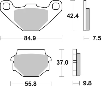 Гальмівні колодки BREMBO 07KS0432