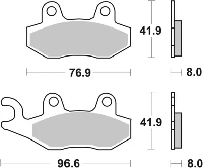 Гальмівні колодки BREMBO 07SU1215