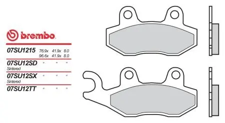 Гальмівні колодки BREMBO 07SU12SX