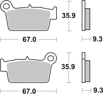 Гальмівні колодки BREMBO 07YA41TT