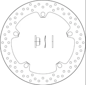 Гальмівний диск Brembo 168B407D6