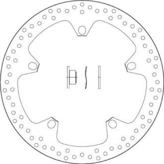Гальмівний диск BREMBO 168B407D7