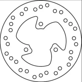 Гальмівний диск BREMBO 68B40717