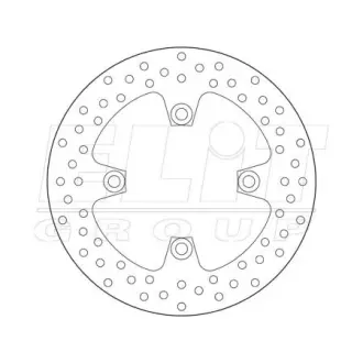 Гальмівний диск BREMBO 68B40779