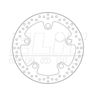 Гальмівний диск BREMBO Brembo 68B407N0