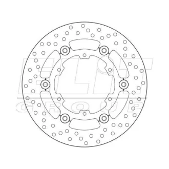 Фото - гальмівний диск BREMBO 78B40833 Гальмівний диск BREMBO 78B40833