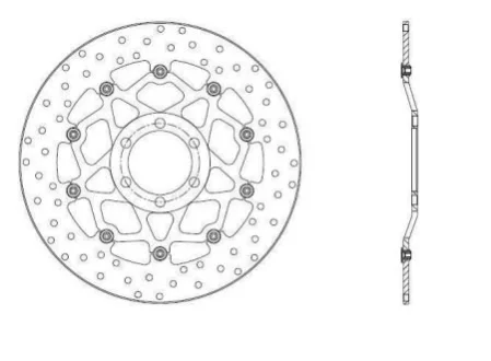 Гальмівний диск Brembo 78B40890