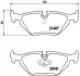 Тормозные колодки BREMBO P06 013 (фото 1)