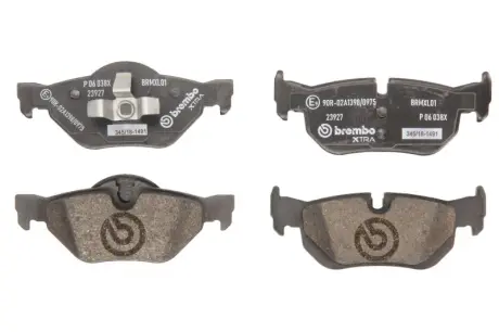 Гальмівні колодки BREMBO P06 038X