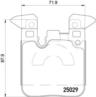 Гальмівні колодки BREMBO P06 087