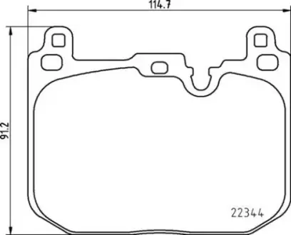 Гальмівні колодки BREMBO P06 097