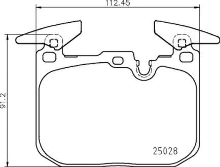 Гальмівні колодки BREMBO P06 098