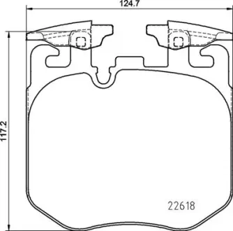 Гальмівні колодки BREMBO P06 106