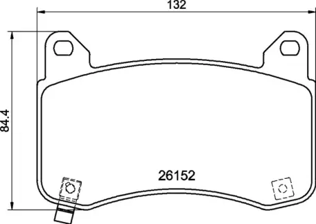 Гальмівні колодки дискові BREMBO P09 029
