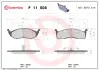 Тормозные колодки BREMBO P11 008 (фото 1)