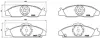 Тормозные колодки BREMBO P15 008 (фото 1)