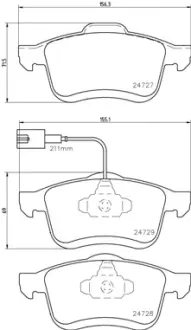 Тормозные колодки BREMBO P23 130