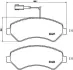Тормозные колодки BREMBO P23 136 (фото 1)