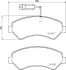 Тормозные колодки BREMBO P23 161 (фото 1)