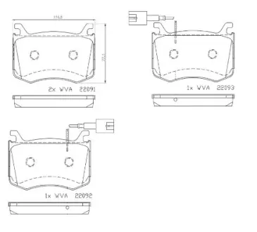 Тормозные колодки BREMBO P23 183
