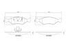 Тормозные колодки BREMBO P24 043 (фото 1)