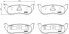 Тормозные колодки BREMBO P24068 (фото 1)
