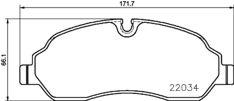 Тормозные колодки BREMBO P24 171