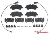Гальмівні колодки BREMBO P24 187 (фото 2)